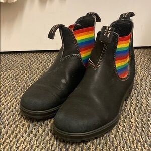 Rainbow Black Blundstone Boots